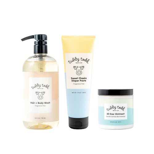 Tubby Todd Baby Bath and Skincare Kit, The Bundle Gift Set