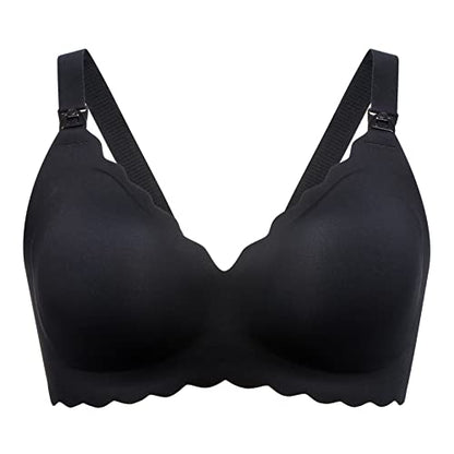 Momcozy Nursing Bras for Breastfeeding, Jelly Strip Support Maternity Bra