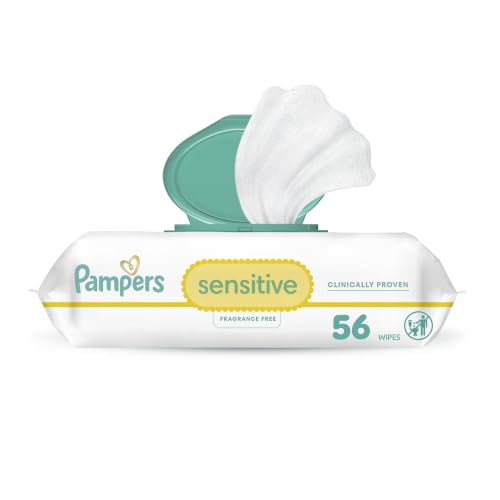 Pampers Baby Wipes Sensitive Perfume Free Pop-Top Packs