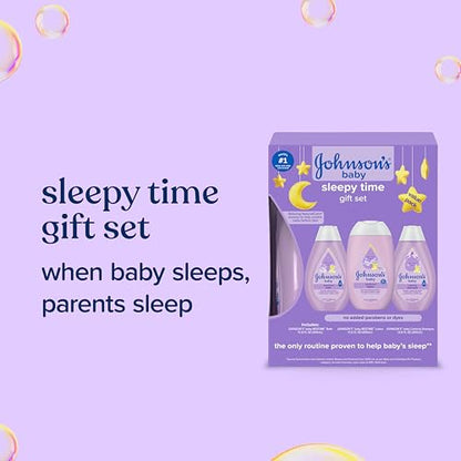 Johnson's Baby Sleepy Time Gift Set, 3 Items