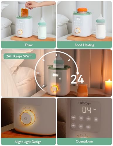 Momcozy Baby Bottle Warmer for Breast Milk, Fullest Nutrients Preserved