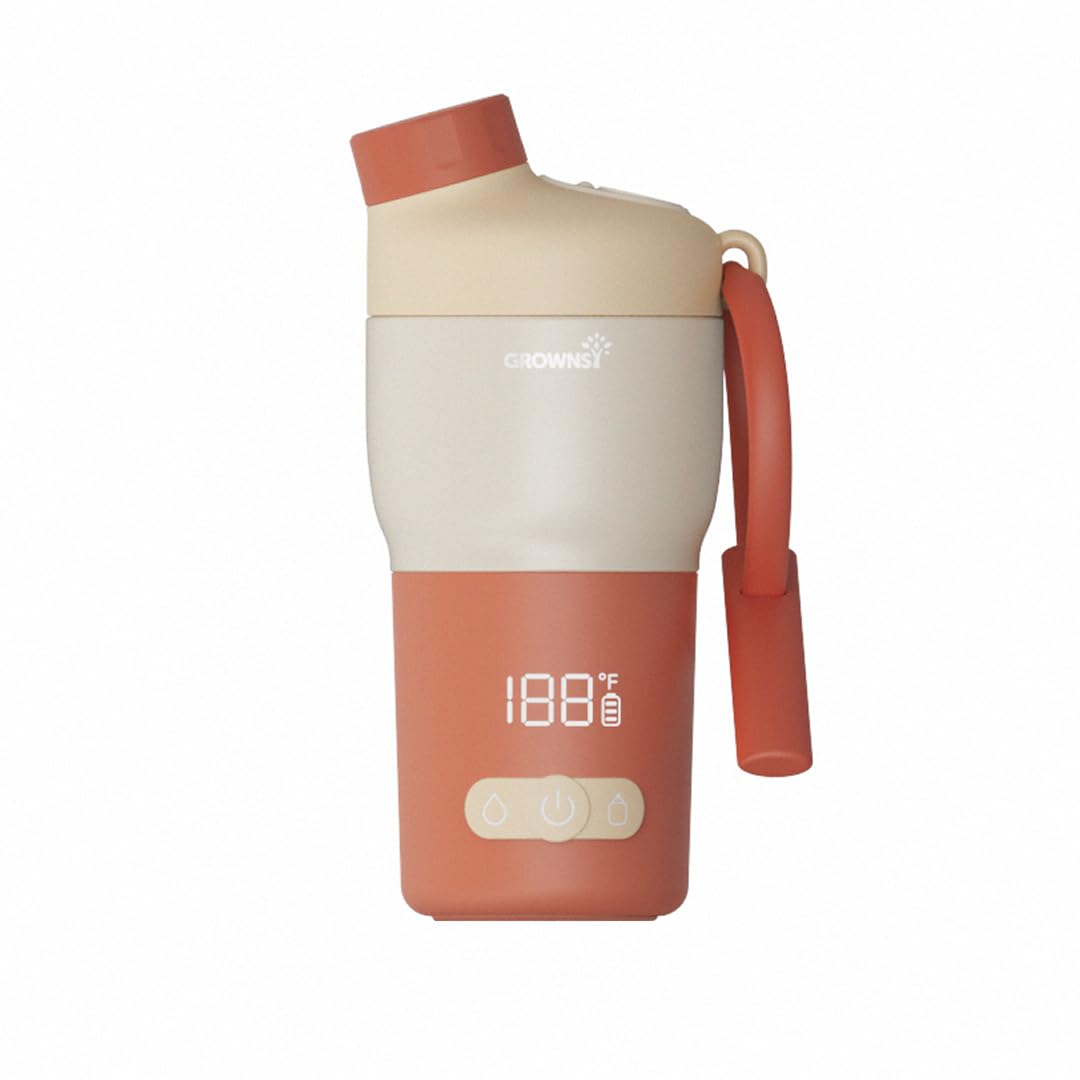 Grownsy All-in-One Portable Baby Bottle Warmer for Travel