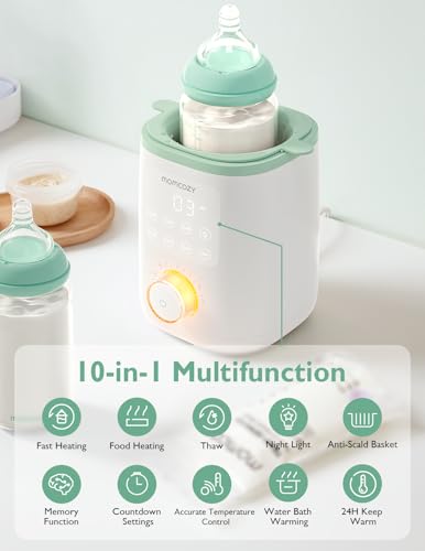 Momcozy Baby Bottle Warmer for Breast Milk, Fullest Nutrients Preserved