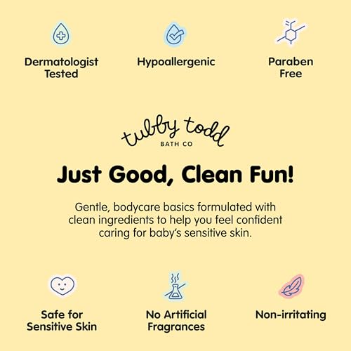 Tubby Todd Baby Bath and Skincare Kit, The Bundle Gift Set