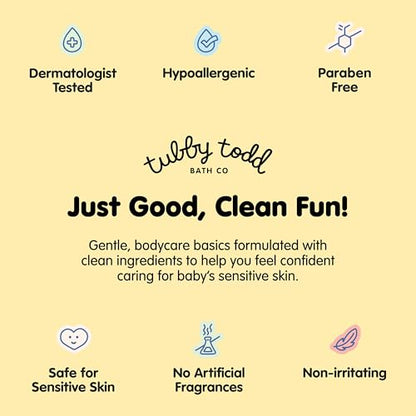 Tubby Todd Baby Bath and Skincare Kit, The Bundle Gift Set