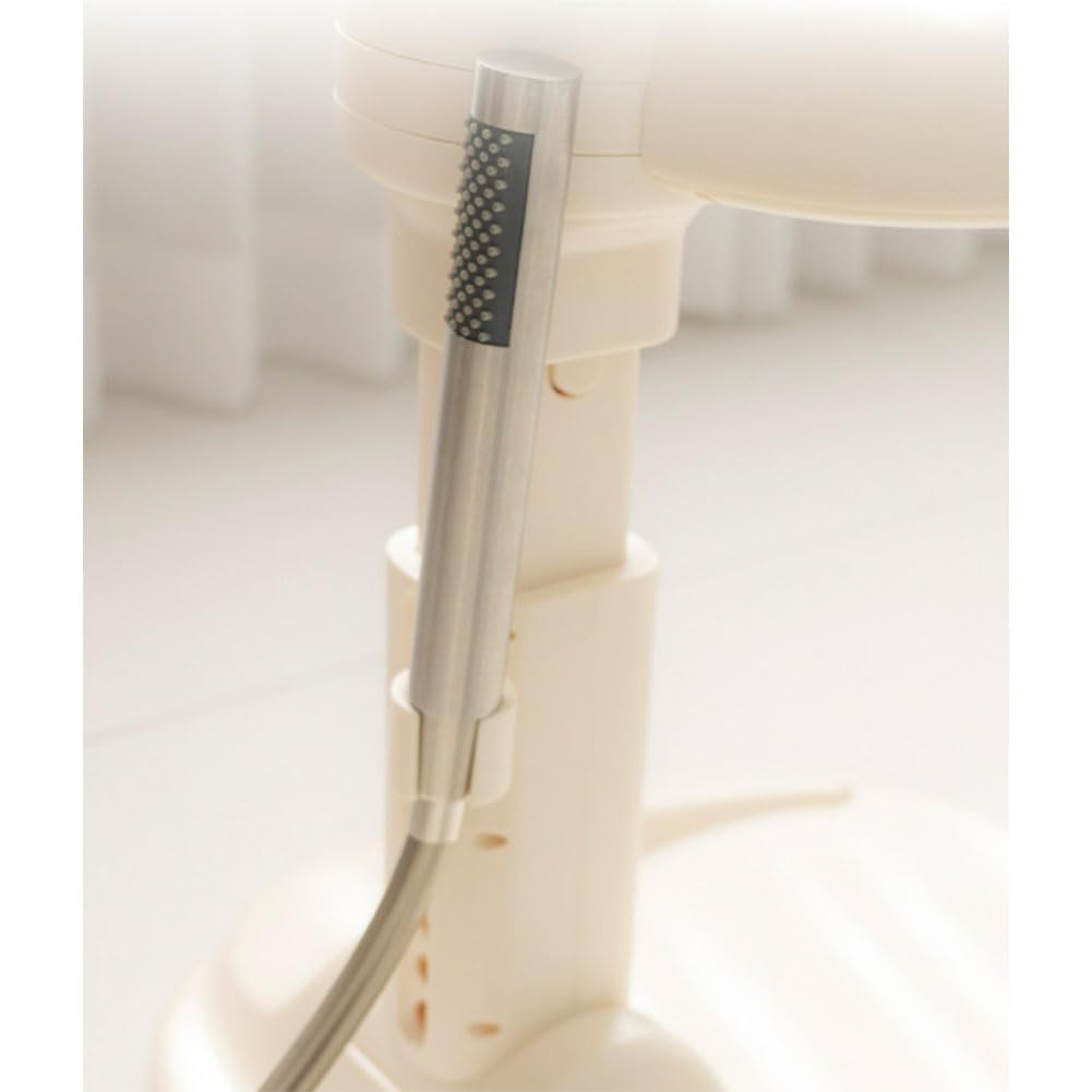 It likes AGUARD Easy Bath Bath Shower Helper Handles for Tube Adjust Length Stand Cream 16.5(L) x 17.7(W) x16.9~21.6inch