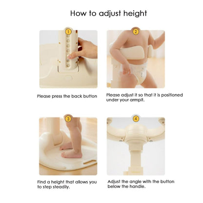 It likes AGUARD Easy Bath Bath Shower Helper Handles for Tube Adjust Length Stand Cream 16.5(L) x 17.7(W) x16.9~21.6inch