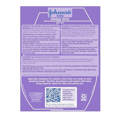 Johnson's Baby Sleepy Time Gift Set, 3 Items