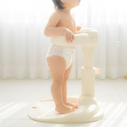 It likes AGUARD Easy Bath Bath Shower Helper Handles for Tube Adjust Length Stand Cream 16.5(L) x 17.7(W) x16.9~21.6inch