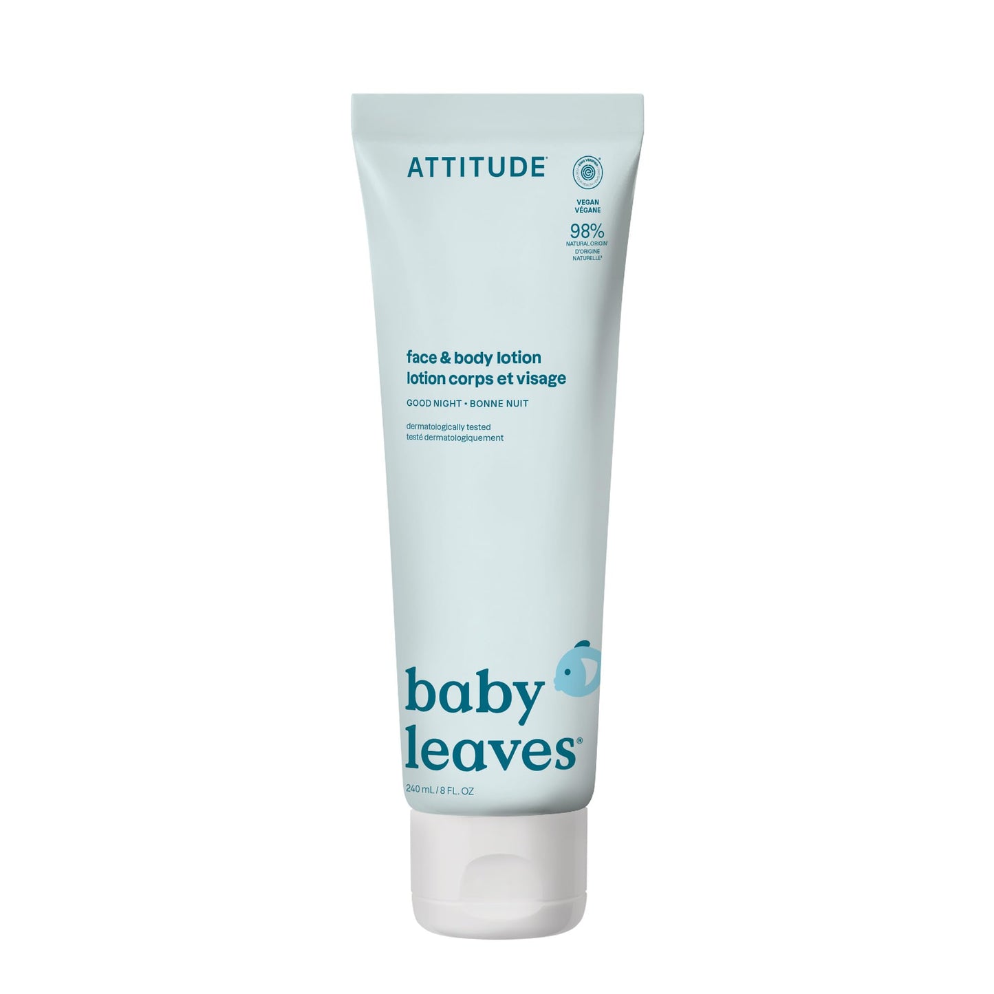 ATTITUDE Baby Lotion, EWG Verified Moisturizer, Dermatologically Tested Moisturizing Cream, Vegan, Unit