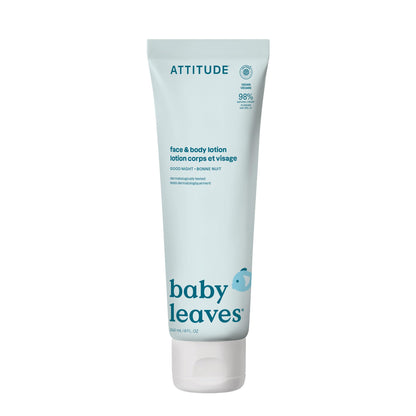 ATTITUDE Baby Lotion, EWG Verified Moisturizer, Dermatologically Tested Moisturizing Cream, Vegan, Unit