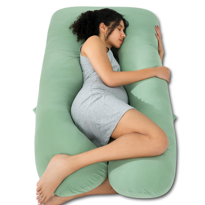 QUEEN ROSE Pregnancy Pillow, U Shaped Full Body Pillows for Sleeping Support, Maternity Pillow for Pregnant Women
