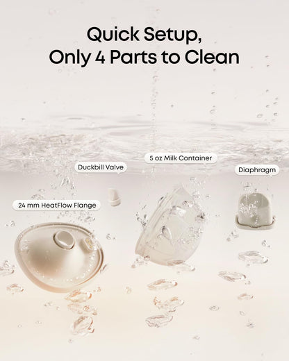 eufy Security Heated Wearable Breast Pump E20, Hands-Free, App Control