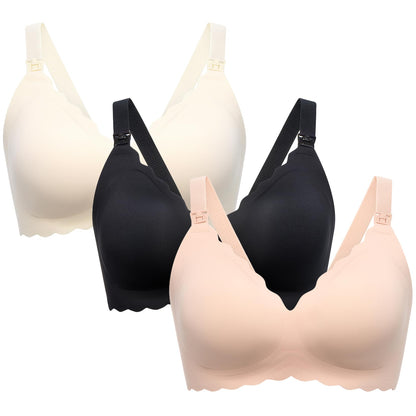 Momcozy Nursing Bras for Breastfeeding, Jelly Strip Support Maternity Bra