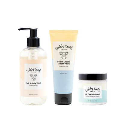 Tubby Todd Baby Bath and Skincare Kit, The Bundle Gift Set