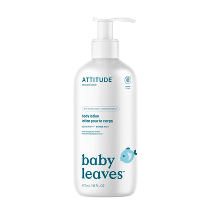 ATTITUDE Baby Lotion, EWG Verified Moisturizer, Dermatologically Tested Moisturizing Cream, Vegan, Unit