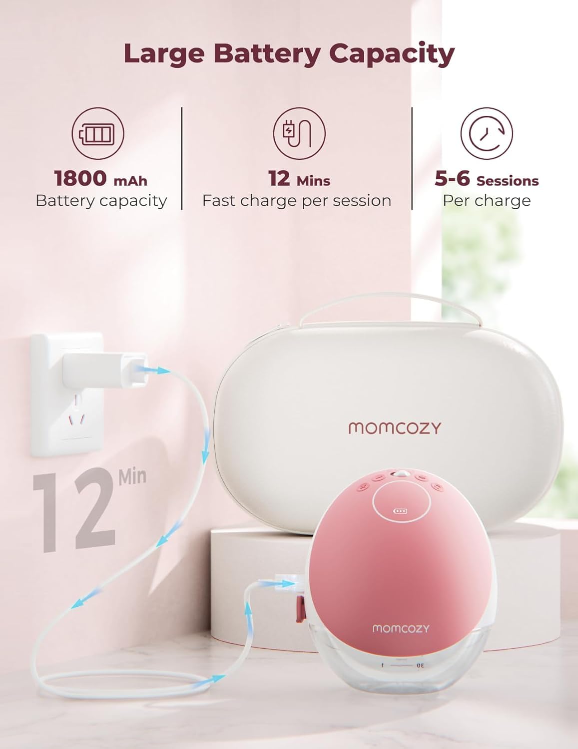 Momcozy Mobile Flow Original M9,24mm for Love Mommy Breastfeeding 24mm