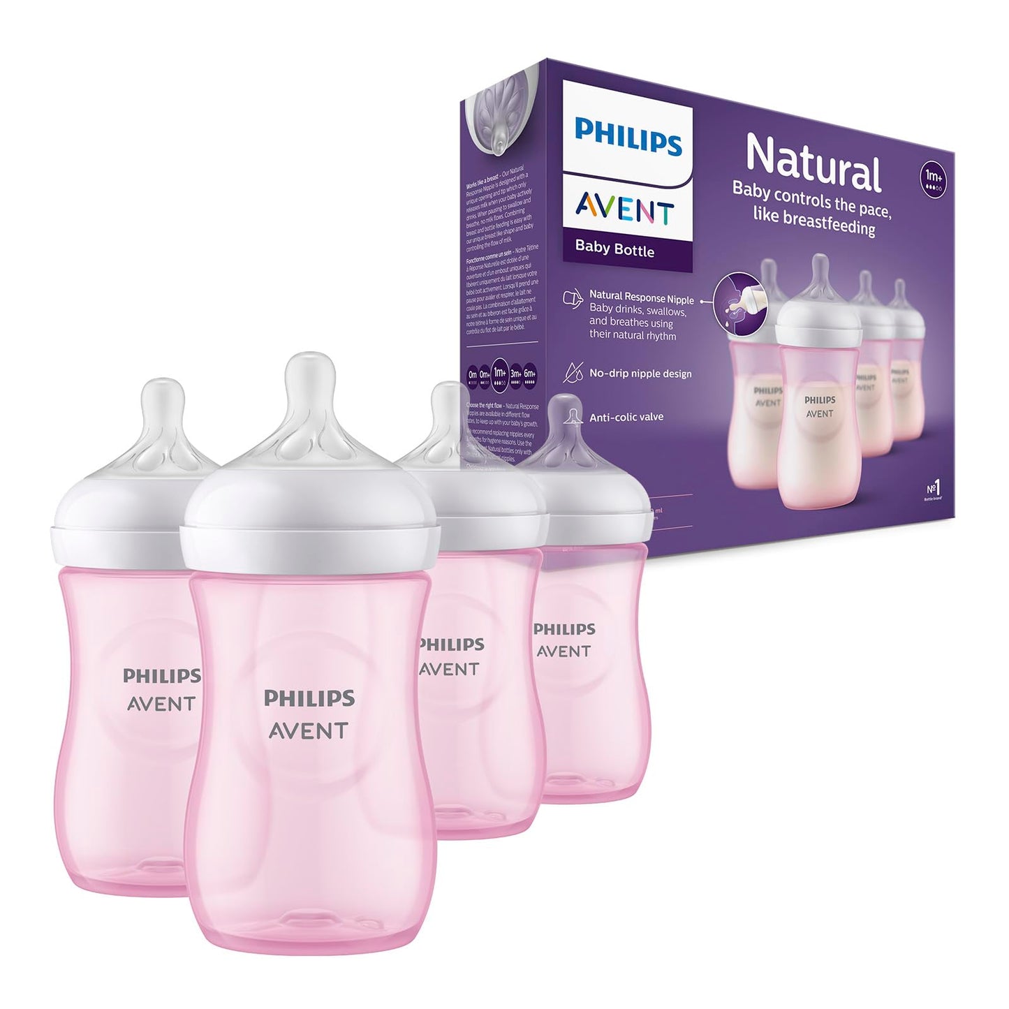 Philips AVENT Natural Baby Bottle with Natural Response Nipple