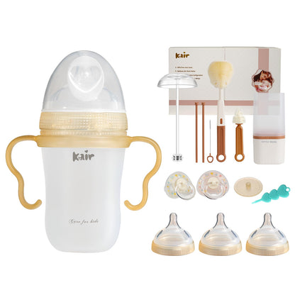 Kair Silicone Anti-Colic Baby Bottle Set Natural Feeding – 8oz/240ml