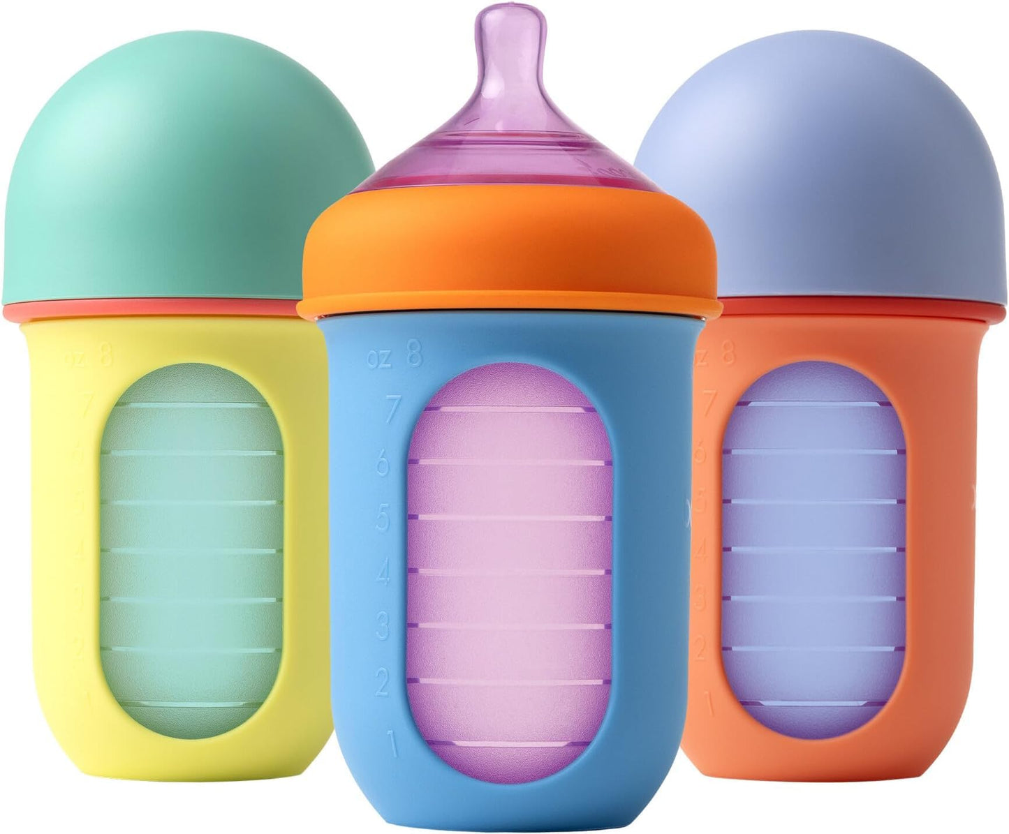 Boon Nursh Reusable Silicone Pouch Baby Bottles