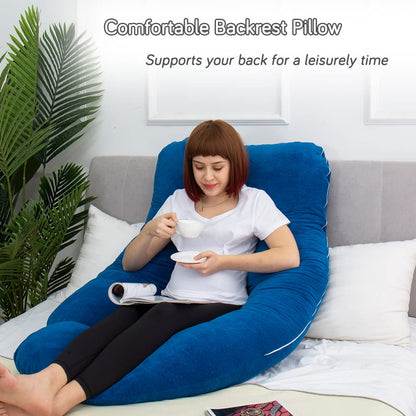 AMCATON 60 Inch Pregnancy Pillow for Sleeping, Extra Large U Shaped Body Pillow, Maternity Pillow for Pregnant Women