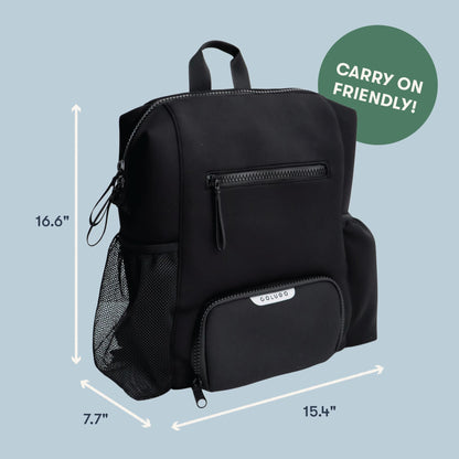 Colugo Neoprene Parent Diaper Backpack With Changing Pad & Pouches
