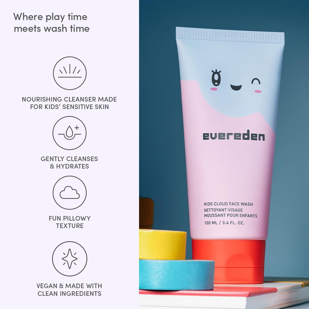 Evereden Kids Face Wash, Cream, & SPF 20 Cream Set