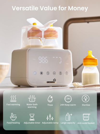 W3 Double Bottle Warmer for Baby