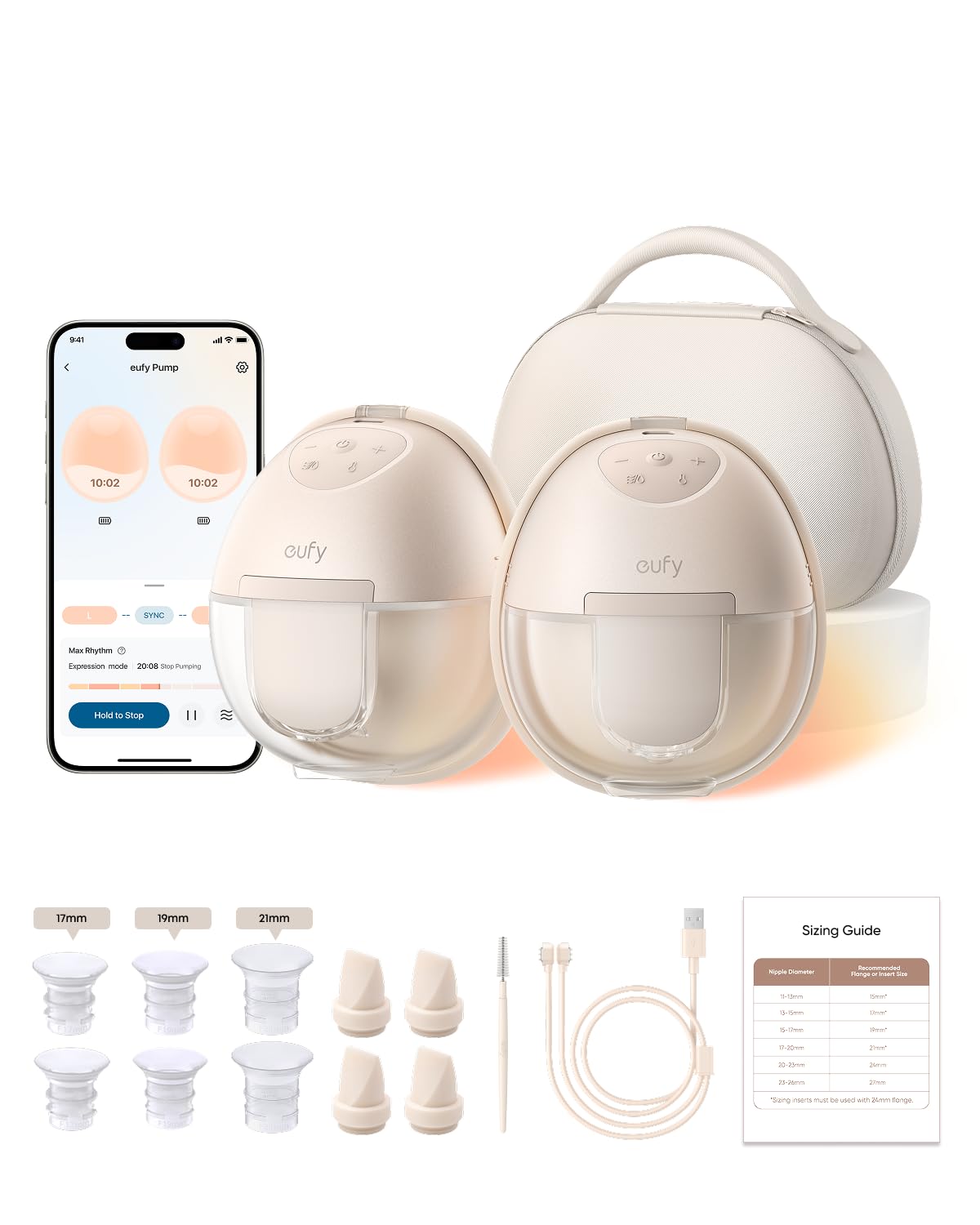 eufy Security Heated Wearable Breast Pump