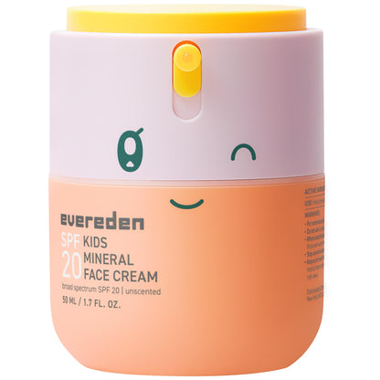 Evereden Kids Face Wash, Cream, & SPF 20 Cream Set
