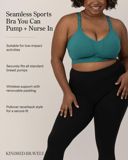 Kindred Bravely Sublime Hands Free Pumping & Nursing Sports Bra