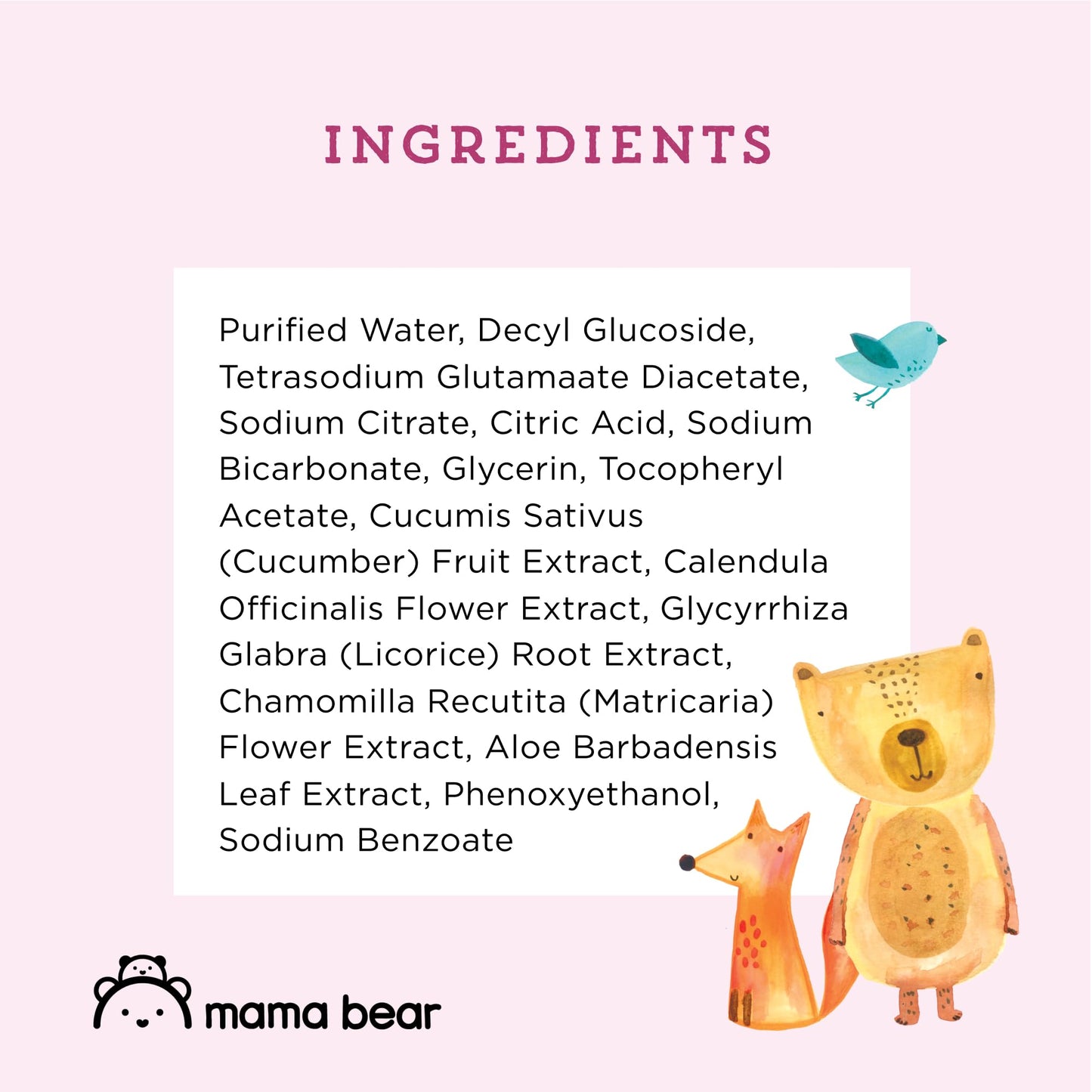 Amazon Brand - Mama Bear 99% Water Baby Wipes, Hypoallergenic, Fragrance Free