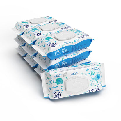 Amazon Brand - Mama Bear 99% Water Baby Wipes, Hypoallergenic, Fragrance Free