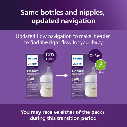 Philips AVENT Natural Baby Bottle with Natural Response Nipple