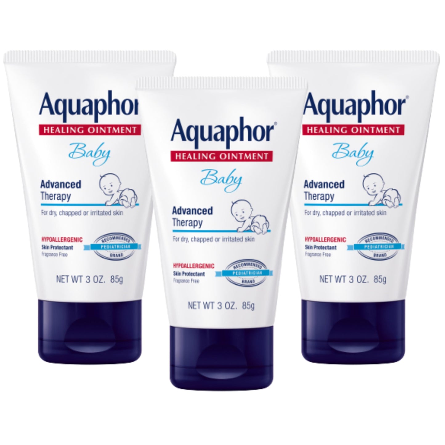 Aquaphor Baby Healing Ointment Advanced Therapy Skin Protectant for Chapped or Dry Skin