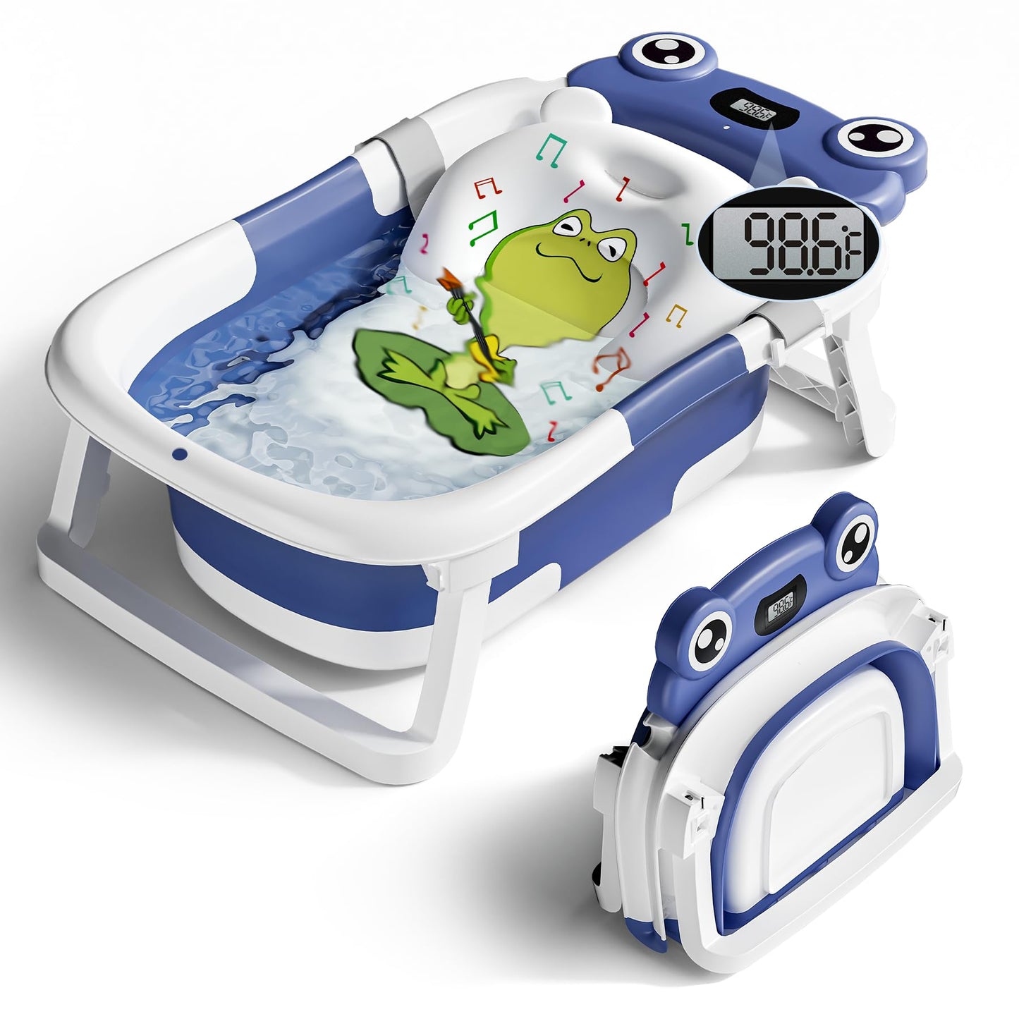 Foldable Baby Bath Tub Frog