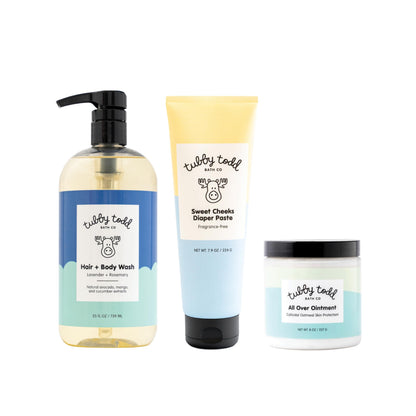 Tubby Todd Baby Bath and Skincare Kit, The Bundle Gift Set