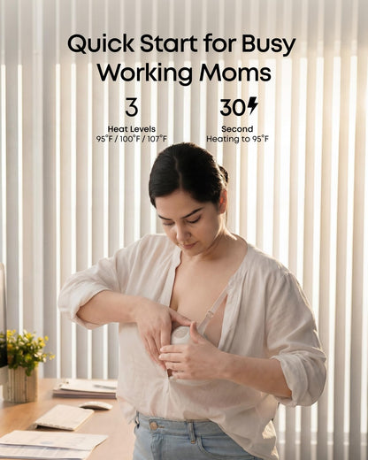 eufy Security Heated Wearable Breast Pump E20, Hands-Free, App Control