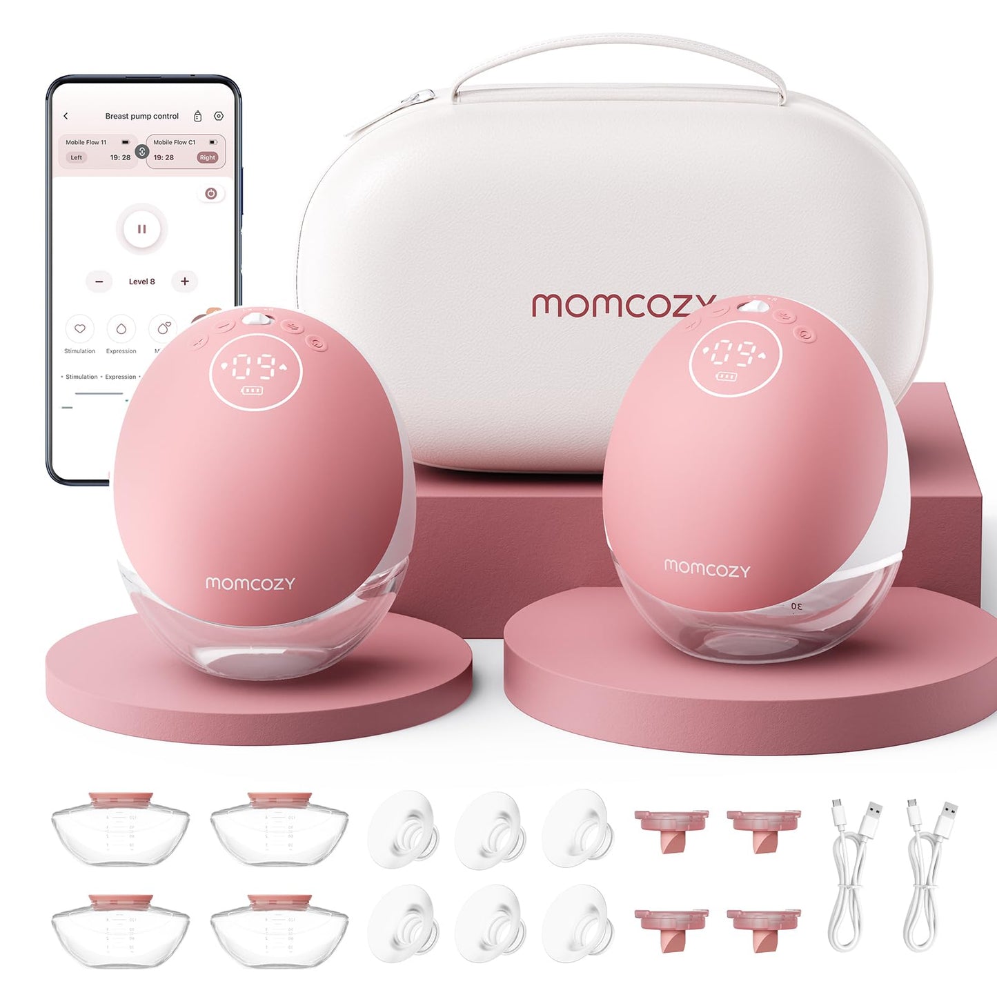 Momcozy Mobile Flow Original M9,24mm for Love Mommy Breastfeeding 24mm