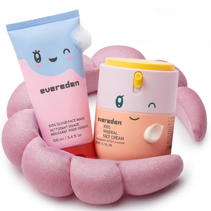 Evereden Kids Face Wash, Cream, & SPF 20 Cream Set