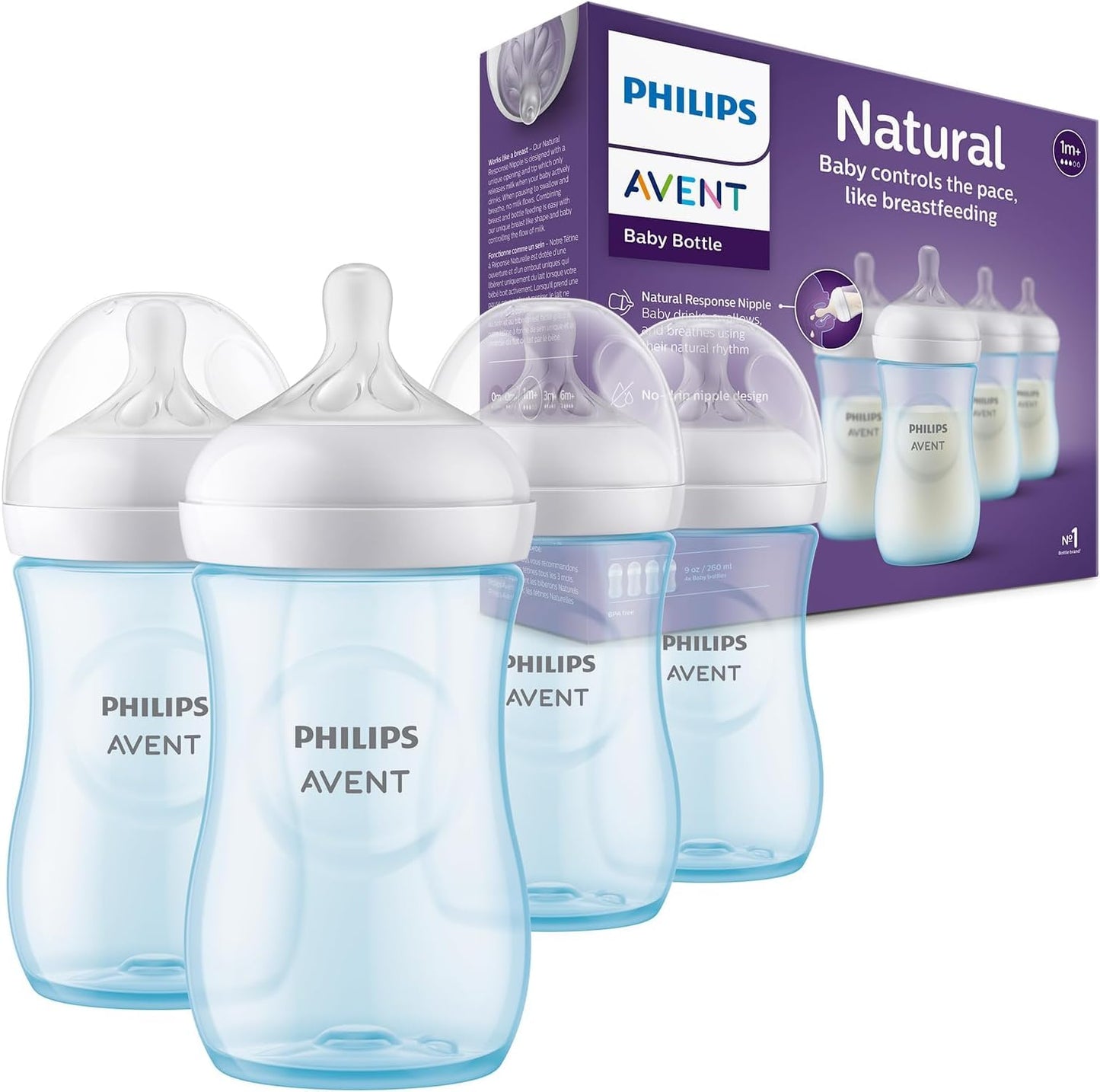 Philips AVENT Natural Baby Bottle with Natural Response Nipple