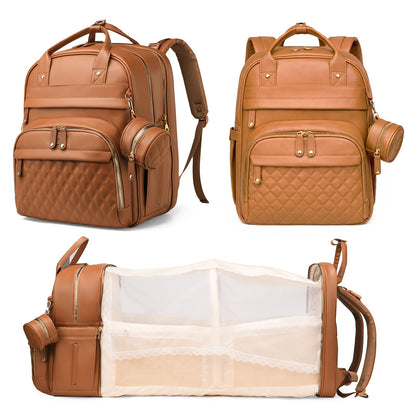 Astro alan Baby Diaper Bags with Changing Station, Waterproof Diaper Bag Backpack for Moms Dads