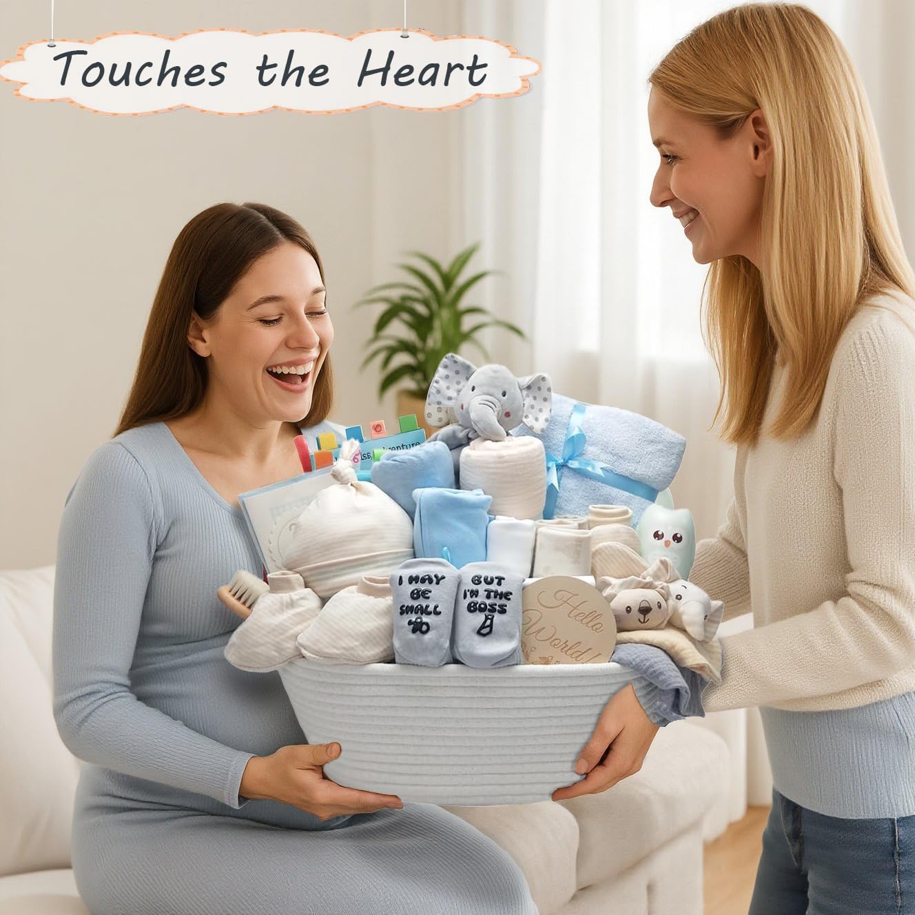 Ultimate Baby Shower Gifts for Girls, Newborn Essentials Must Haves,Large Baby Girl Gift Basket Set Essential Stuff,Gender Reveal Gifts,Rattle Swaddle,Pink,Baby Registry Search,Diaper Caddy Organizer