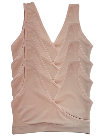 Caramel Cantina 4 Pack Nursing Maternity Women’s Sleep Comfort Bralette Bra