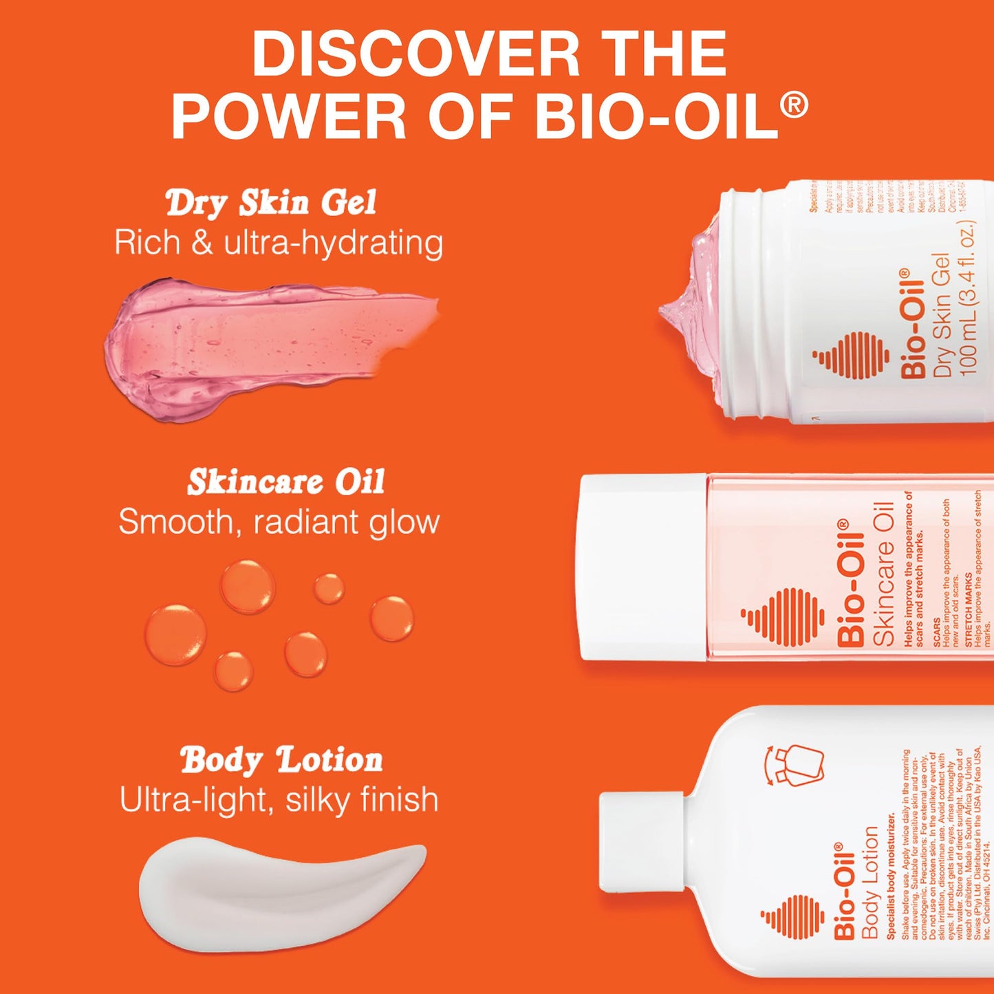 Bio-Oil Skincare Body Oil with Vitamin E, Serum for Scars