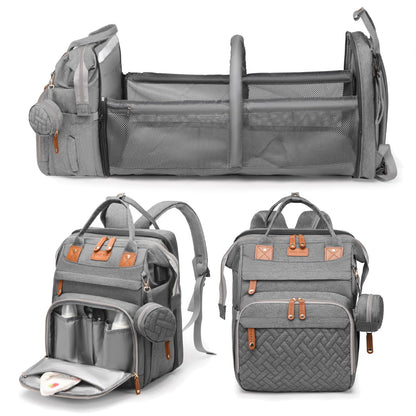 Jeryswet Diaper Bag with Changing Station, Diaper Bag Backpack