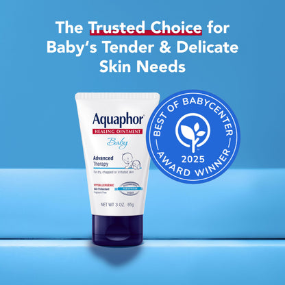 Aquaphor Baby Healing Ointment Advanced Therapy Skin Protectant for Chapped or Dry Skin