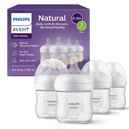 Philips AVENT Natural Baby Bottle with Natural Response Nipple