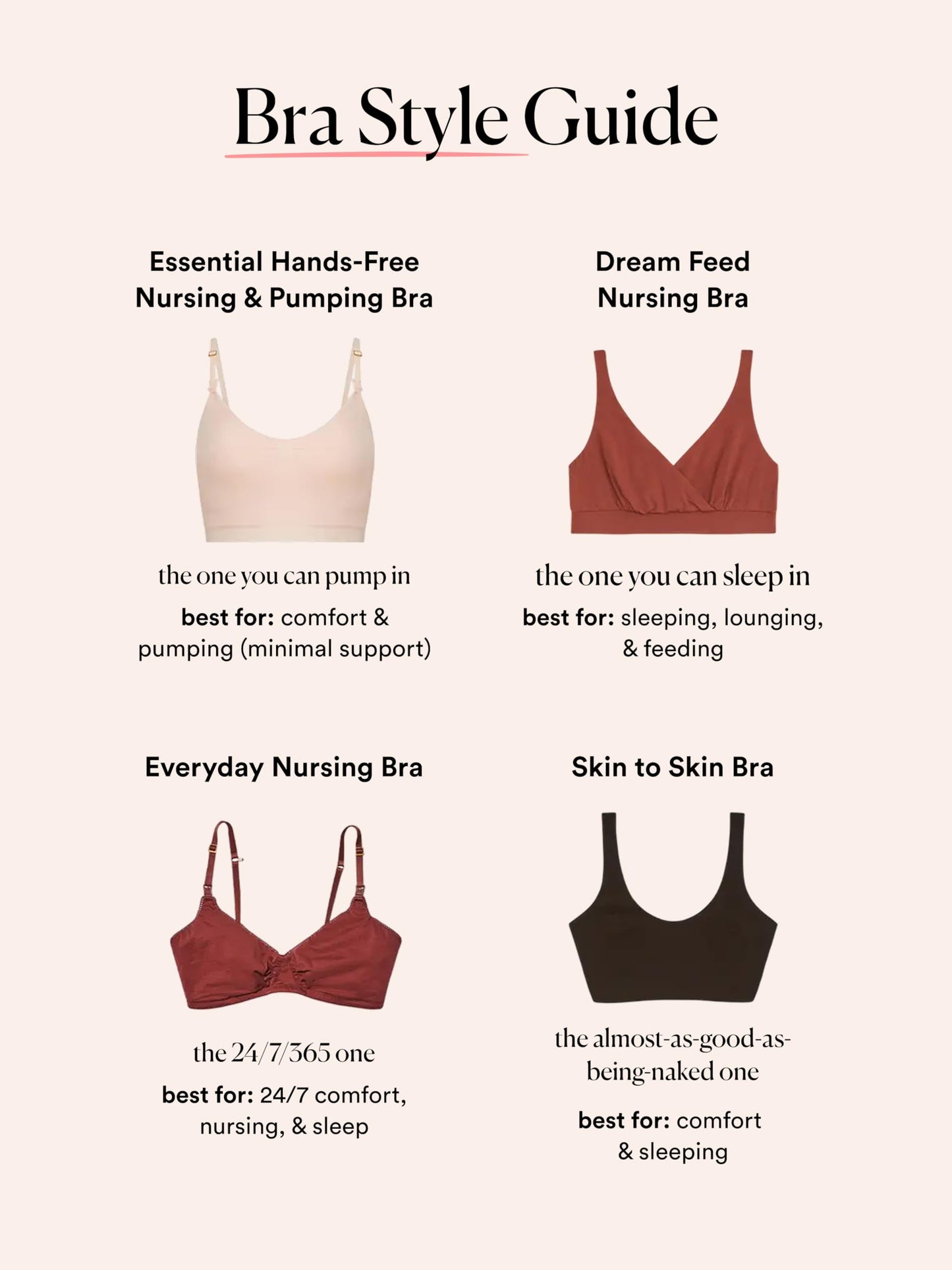 HATCH The Dream Feed Nursing & Sleep Bra