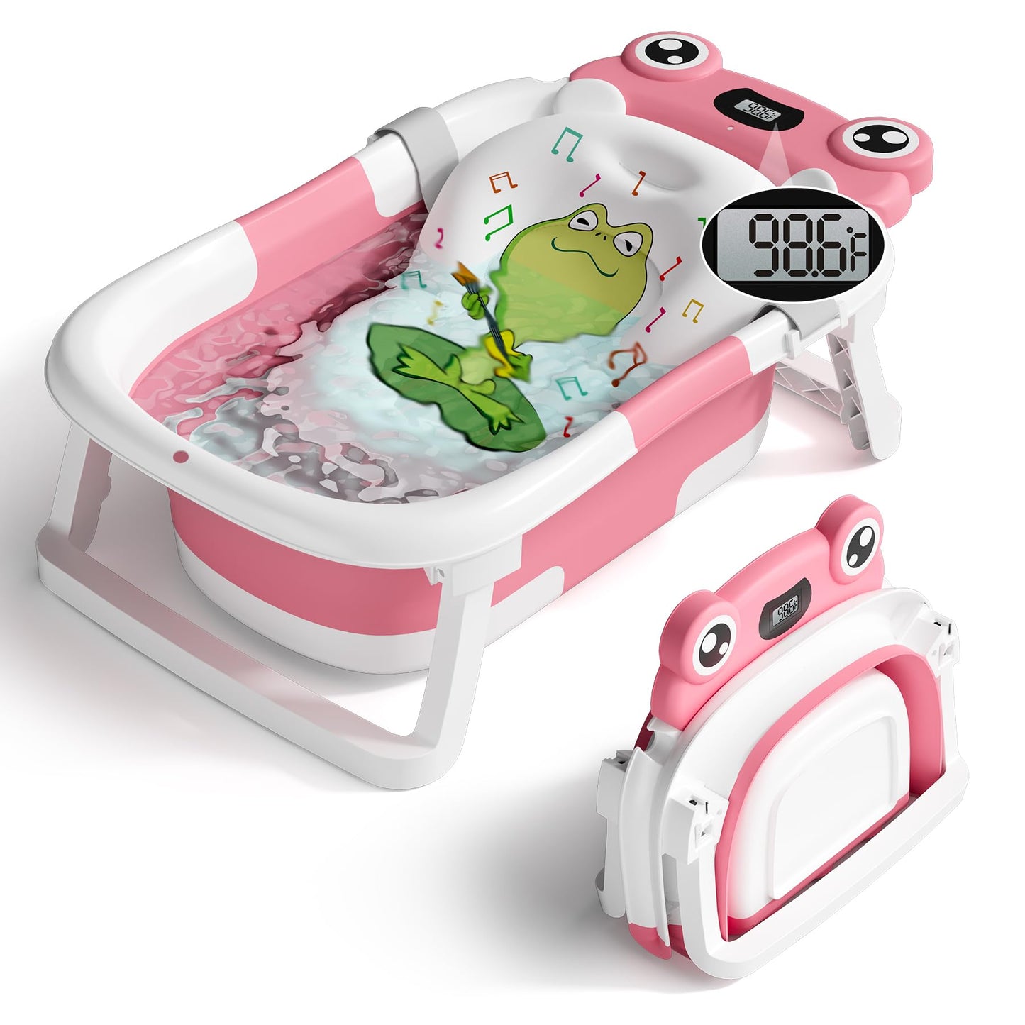 Foldable Baby Bath Tub Frog